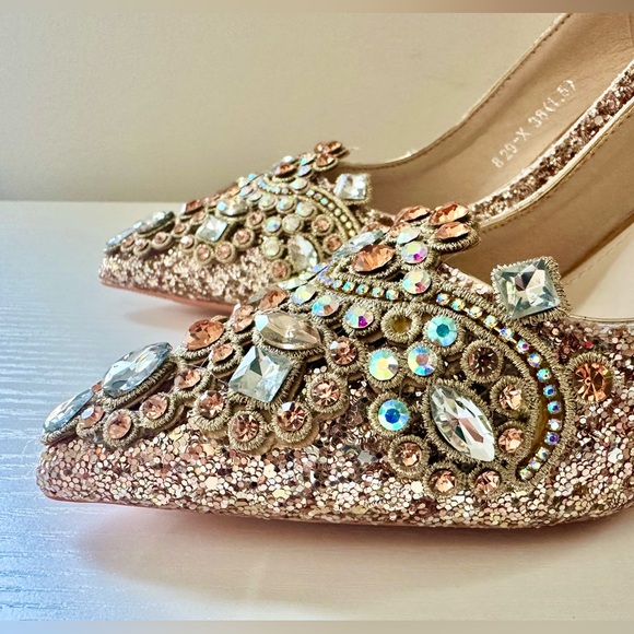 Evening Rhinestone Heels. Prom Shoes. Bella Belle Shoes. High Heels. Sz 7 - Picture 6 of 15